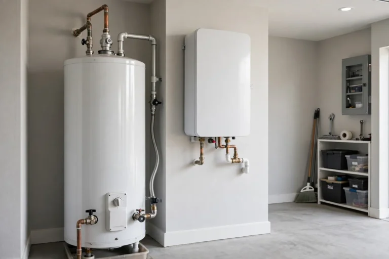 Tank vs tankless water heater comparison